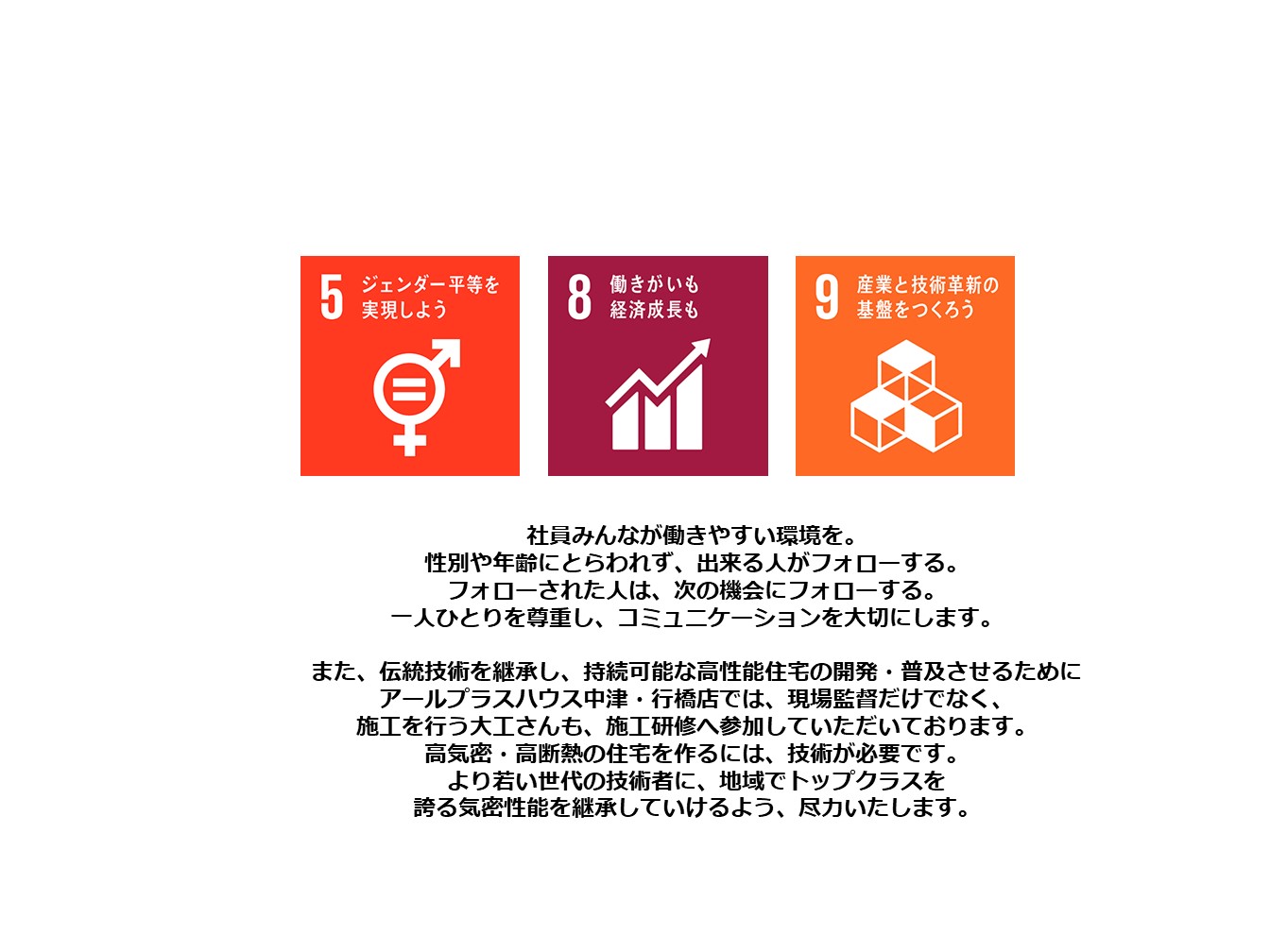 SDGsに取り組んでいます！