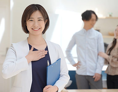 見学開始前のご挨拶とご案内