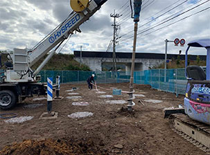 建物は、地盤から。